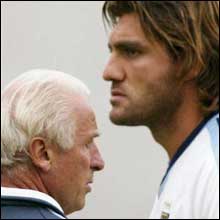 Giovanni Trapattoni et Christian Vieri